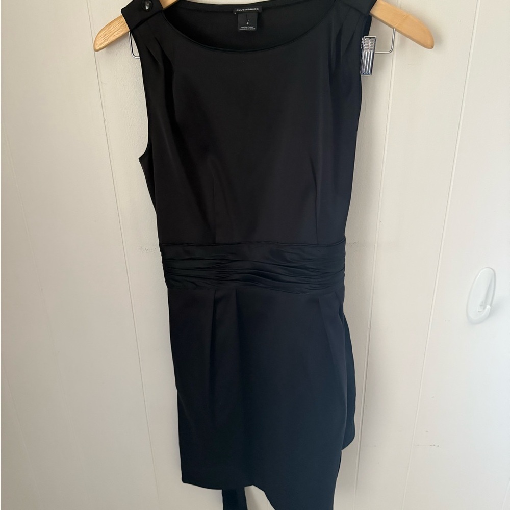 Club Monaco Black Sheath Mini Dress